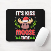 It's Kiss Moose Time Play On Words For Christmas  Muismat (Met muis)