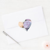 "It's love" Liefdeshart snoept sticker (Envelop)