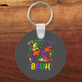 Its Mardi Gras Bruh Crayfish Dab Jester Beads Boys Sleutelhanger (Voorkant)