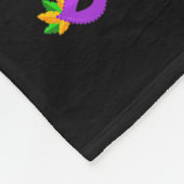 It's Mardi Gras Y'all Feathered Mask Carnival Men  Fleece Deken (Hoek)