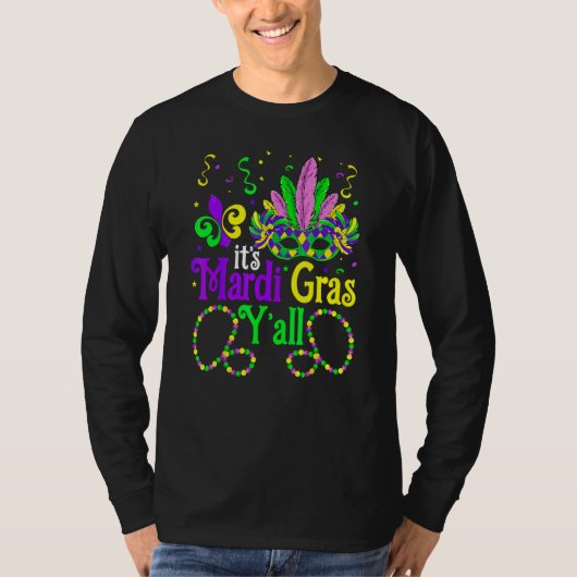 It's Mardi Gras Y'all Funny Parade Lovers T-shirt (Voorkant)