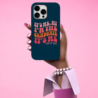 It's Me hi Funny Custom Year Afstuderen Telefoonho Case-Mate iPhone 14 Pro Max Hoesje