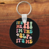 It's Me Hi I'm The SLP Speech Pathology Appreciati Sleutelhanger (Voorkant)