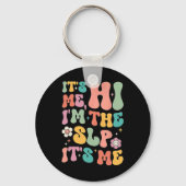 It's Me Hi I'm The SLP Speech Pathology Appreciati Sleutelhanger (Achterkant)