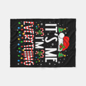 It's Me I'm Everything Funny Christmas Matching Co Fleece Deken (Voorkant (Horizontaal))