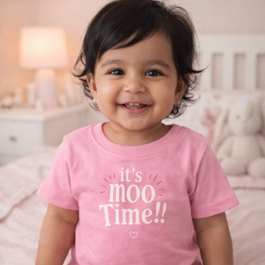 it's Moo Time Eid Adha funny  Baby TShirt 