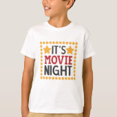 It's movie night t-shirt (Voorkant)