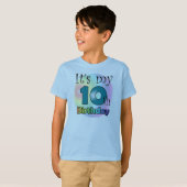It's my 10th Birthday (boy) T-shirt (Voorkant volledig)