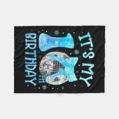 Its My 10th Birthday Coquette Bow Disco 10 Year Ol Fleece Deken (Voorkant (Horizontaal))