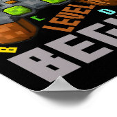It's My 10th Birthday Pixel Gaming Controller 10 Y Poster (Hoek)