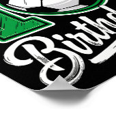 Its My 10th Birthday Soccer 10 Years Old Birthday  Poster (Hoek)