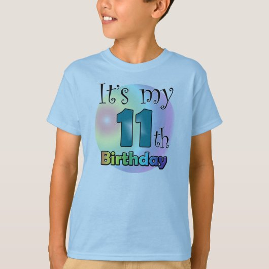 It's my 11th Birthday (boy) T-shirt (Voorkant)