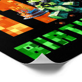 It's My 11th Birthday Pixel Number Video Game Game Poster (Hoek)