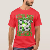 Its My 12th Birthday Boys Soccer 12 Years Old Part T-shirt (Voorkant)