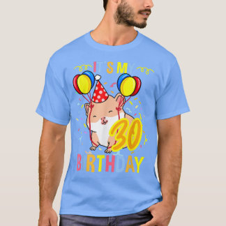 Its My 30th Birthday Guinea Pig T-shirt