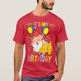 Its My 44th Birthday Guinea Pig  T-shirt