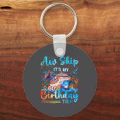 It's My 60th Birthday Trip Cruise Vacation Matchin Sleutelhanger (Voorkant)