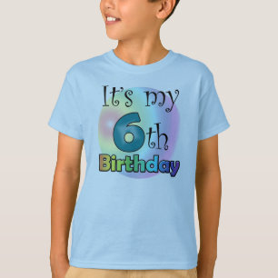 It's my 6th Birthday T-shirt