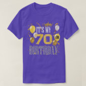 Its My 70th Birthday Cool 70 Years Old Birthday Pa T-shirt (Design voorkant)