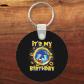 It's My 7th Birthday Boy Family Matching Party Fun Sleutelhanger (Voorkant)