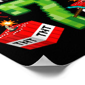 It's My 7th Birthday Boy Gamer Creen’ Into 7 Gamer Poster (Hoek)