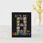 Its My 8th Birthday Funny Italian Brainrot Meme Bo Kaart (Gele Bloem)