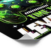 It's My Birthday Boy Time To Level Up Video Game B Poster (Hoek)