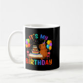Its My Birthday Capybara Lovers Birthday Party Kid Koffiemok (Links)