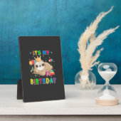 Its My Birthday Cute Sloth Birthday Party Costumes Fotoplaat (Zijkant)
