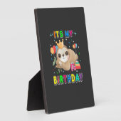 Its My Birthday Cute Sloth Birthday Party Costumes Fotoplaat (Zijkant)