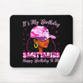 It's My Birthday Sagittarius Black Woman Nk Camo  Muismat (Met muis)
