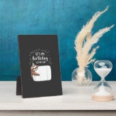 It's My Birthday Sign My Shirt Novelty Party anima Fotoplaat (Zijkant)