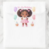 It's My Birthday Square Sticker (Tas)