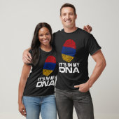 IT'S MY DNA IN flag national pride fingerprint Arm T-shirt (Unisex)