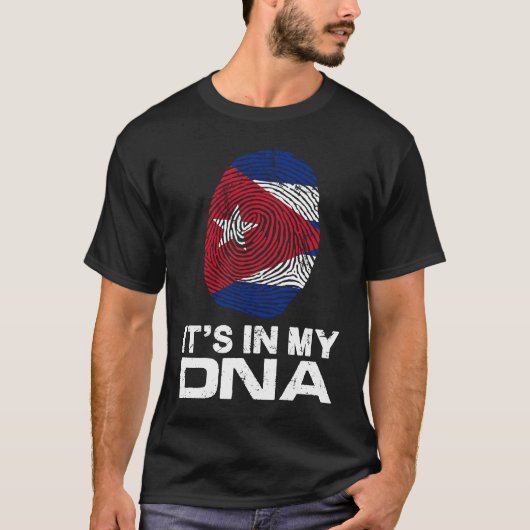 IT'S MY DNA IN Flag National Pride Fingerprint Cub T-shirt (Voorkant)