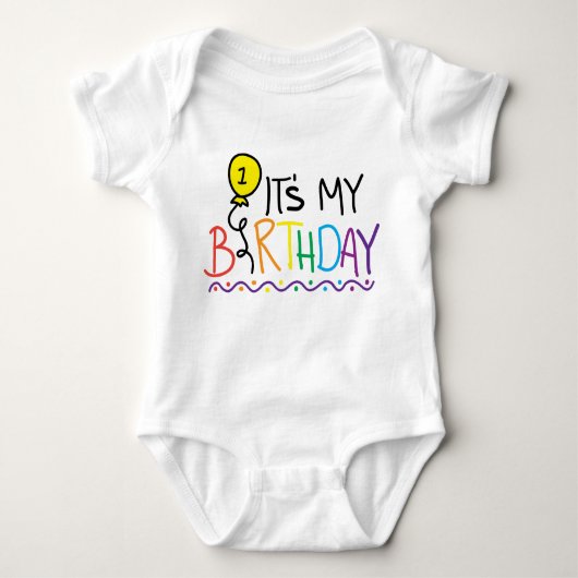 It's my firts birthday romper (Voorkant)