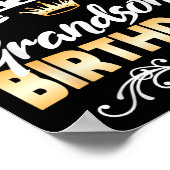 It's My Grandson's Birthday Shirt I Can't Keep Cal Poster (Hoek)