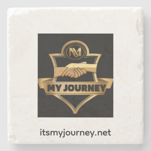 Its My Journey Coaster Stenen Onderzetter (Voorkant)