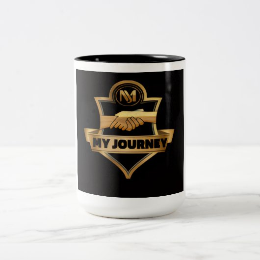 Its My Journey Coffee Mug Tweekleurige Koffiemok (Center)