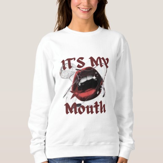 It's My Mouth - Bold Mode Lips Art Design Trui (Voorkant)