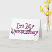 It's My Unbirthday Kaart (Gele Bloem)