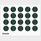 Its Never Luck Its Always God  Ronde Sticker (Vel)