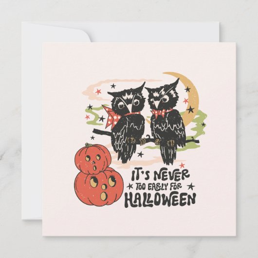 It's Never Too Early For Halloween (Voorkant)