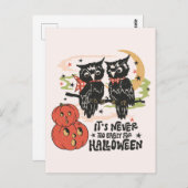 It's Never Too Early For Halloween Briefkaart (Voorkant / Achterkant)