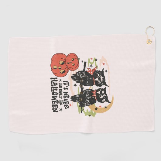 It's Never Too Early For Halloween Golfhanddoek (Horizontaal)