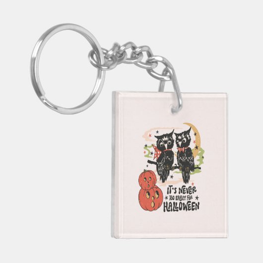 It's Never Too Early For Halloween Sleutelhanger (Voorkant Links)