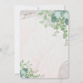 It's Never Too Late Second Wedding Invitation Kaart (Achterkant)