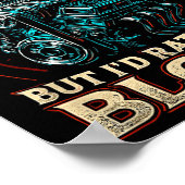 It's Nice To Be Stroked Funny Racing Mens Drag Rac Poster (Hoek)