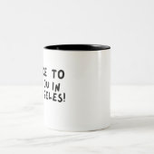 Its nice to have you in Los Angeles Tweekleurige Koffiemok (Center)