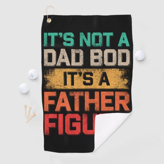 It's Not A Dad Bod It's A Father Funny Golfhanddoek (Insitu)